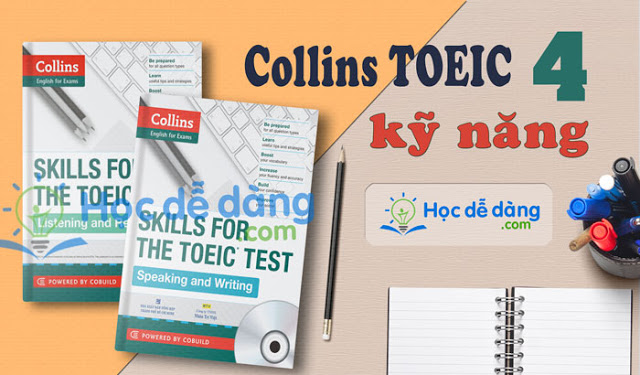 [Ebook+CD] Collins TOEIC trọn bộ 4 kỹ năng Speaking and Writing