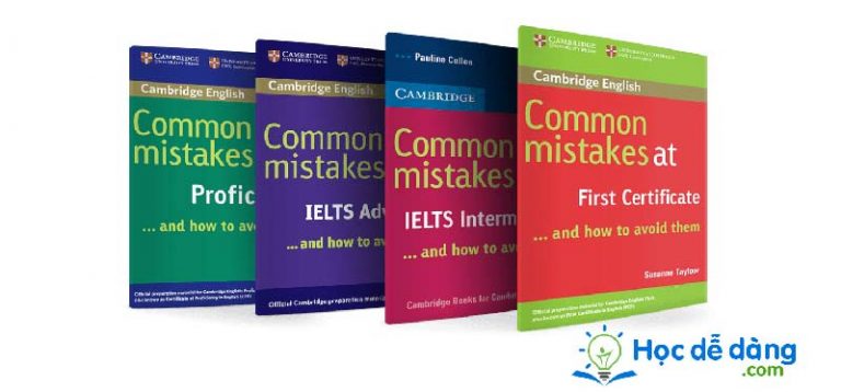 Common mistakes at IELTS – Các lỗi thường gặp trong IELTS