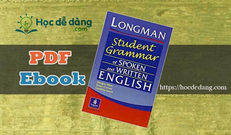 [PDF Ebook] Longman Student Grammar of Spoken and Written English